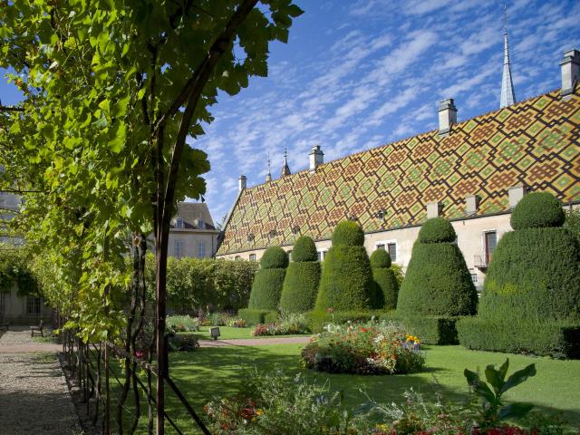 Der Garten der Hospize von Beaune