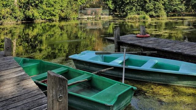 Parc de la Bouzaize et ses barques