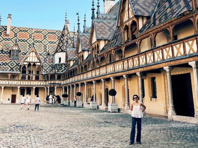 Les Hospices de Beaune et leur colonnade