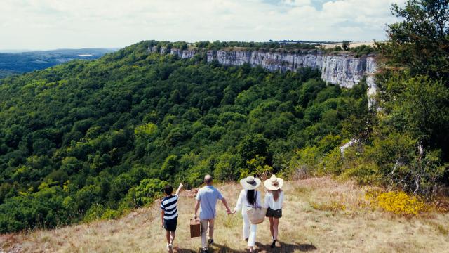 Balade Falaise Hautes Cotes De Beaune Famille