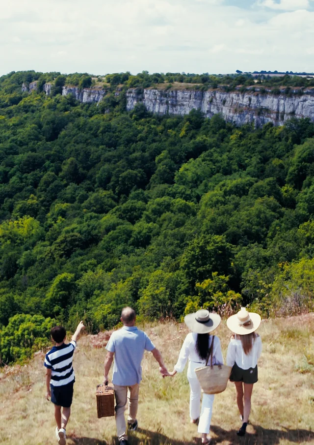 Balade Falaise Hautes Cotes De Beaune Famille