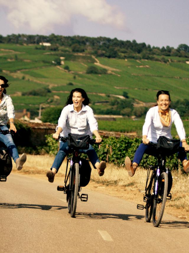 Colline Corton Velo Amis Voie Des Vignes