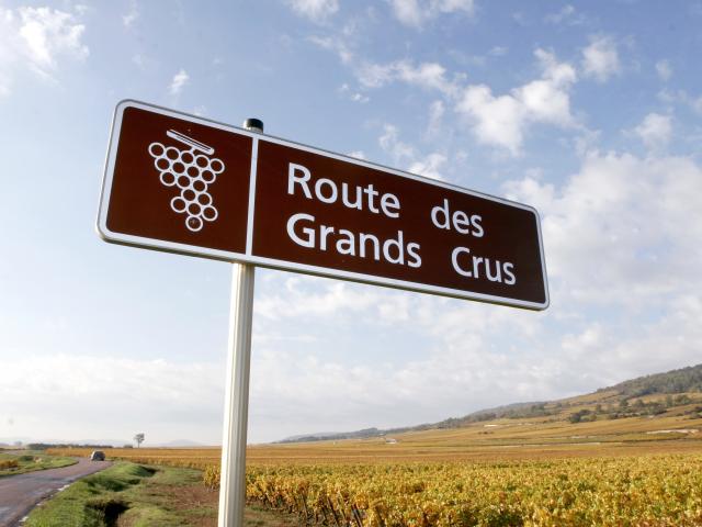 Panneau Route Des Grands Crus Bourgogne