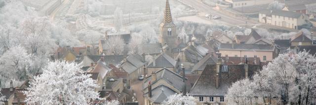 Pernand Vergelesses Hiver Village