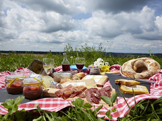 Picknicktafelkleed Tegels Lokale Producten Bourgondië