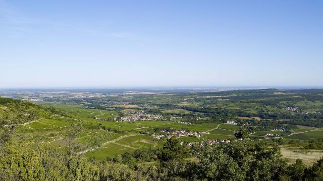 Vue Trois Croix Santenay