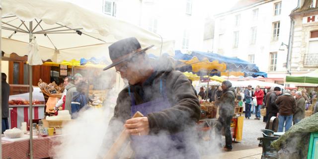 Stand au marché de Chagny