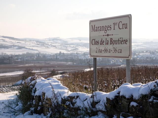 Les Maranges Panneau Hiver