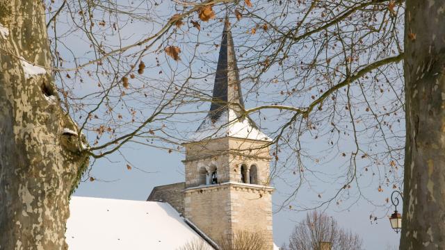 Levernois Eglise Hiver