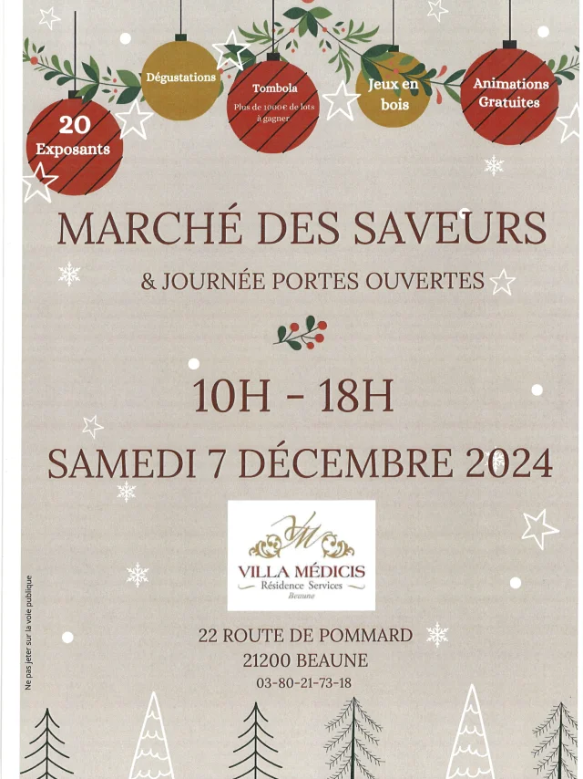 7.12 Marche Noel Saveurs Villa Medicis Beaune