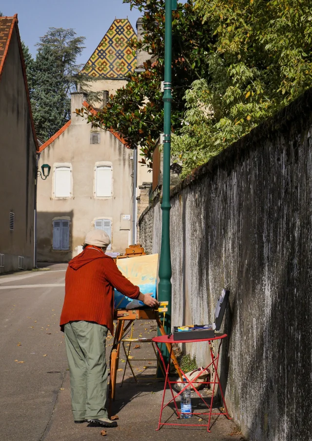 Painting Santenay Ruelle